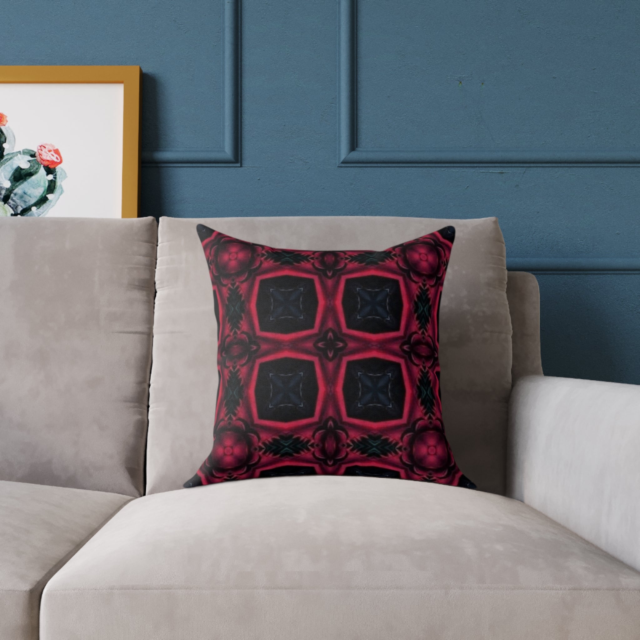 Square Poly Canvas Pillow