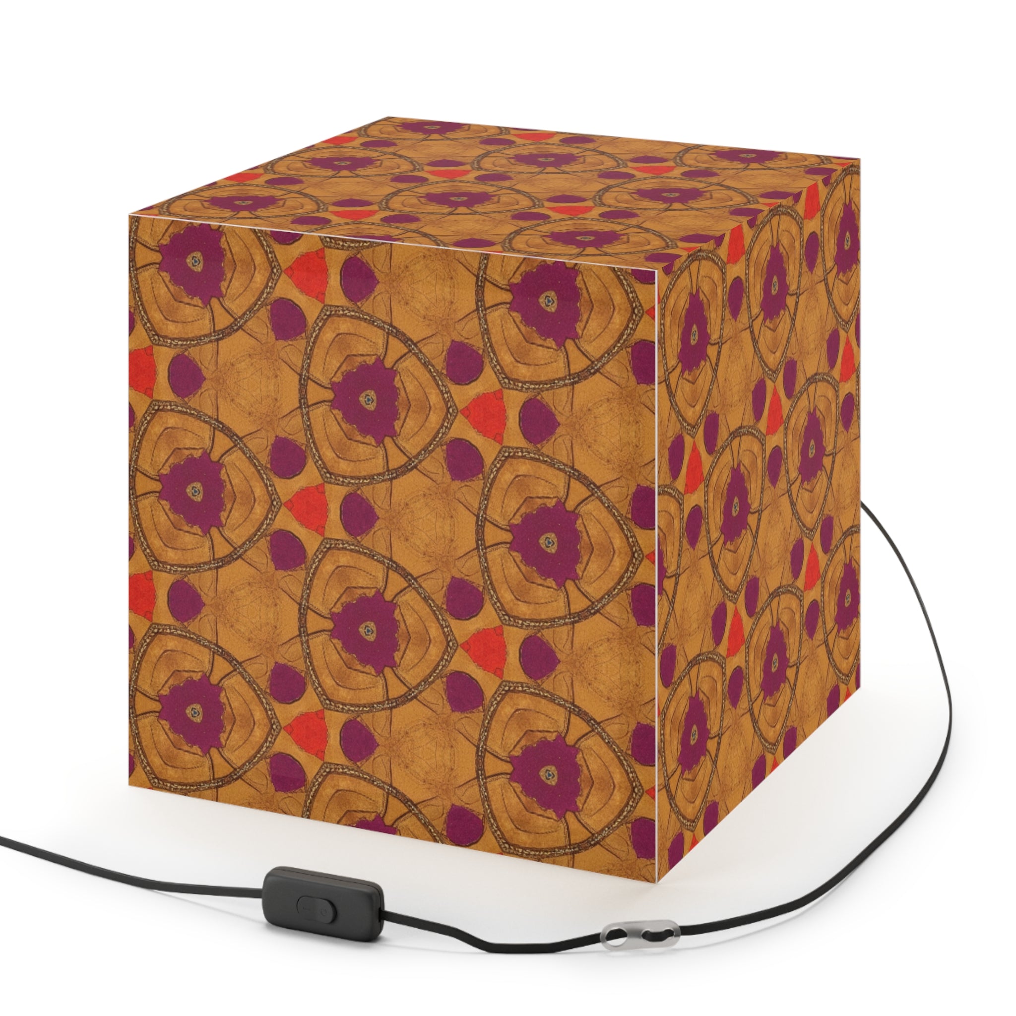 Colorful Geometric Light Cube Lamp, Bohemian Home Decor, Artistic Ceiling Light, Brighten Your Space, Unique Gift Idea