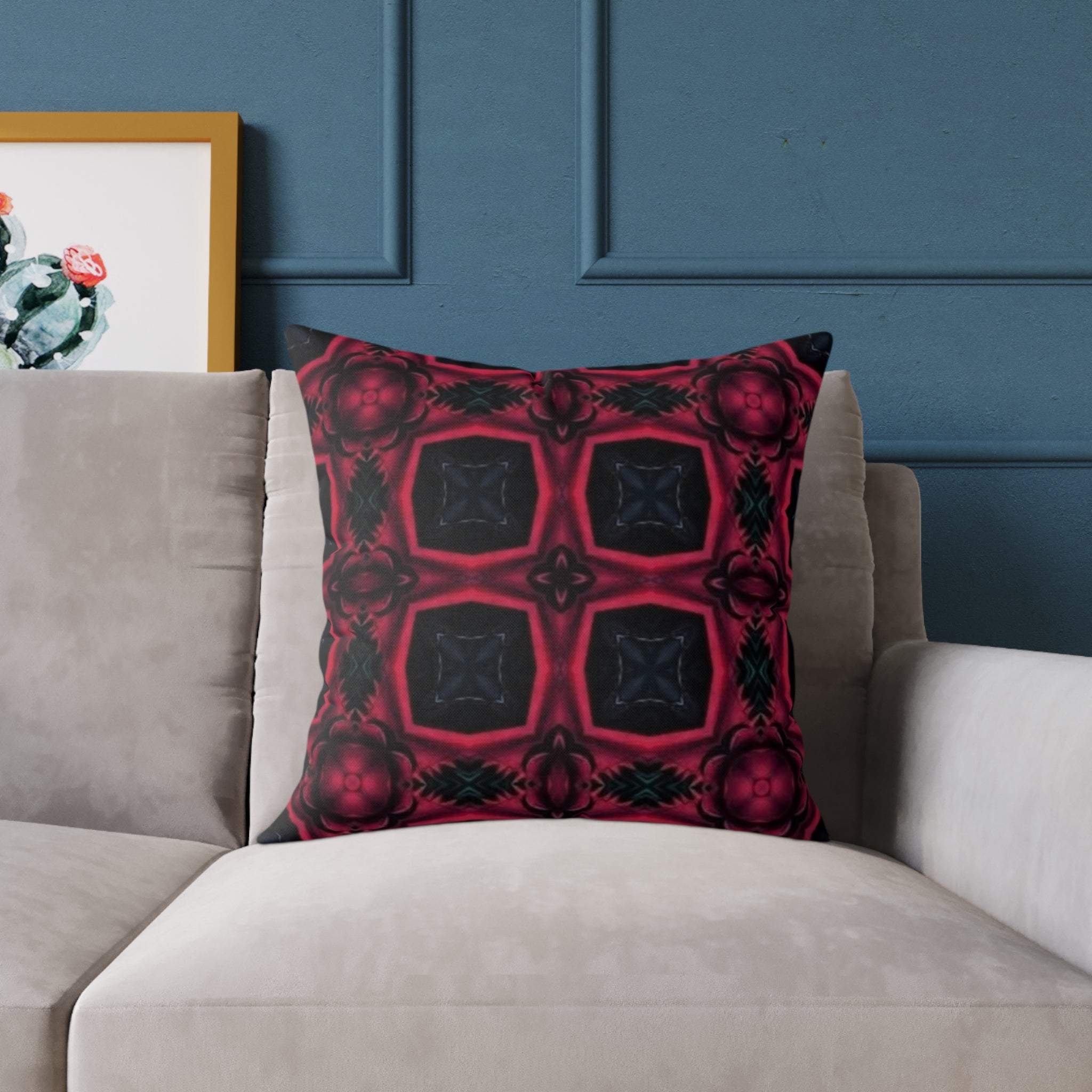 Square Poly Canvas Pillow