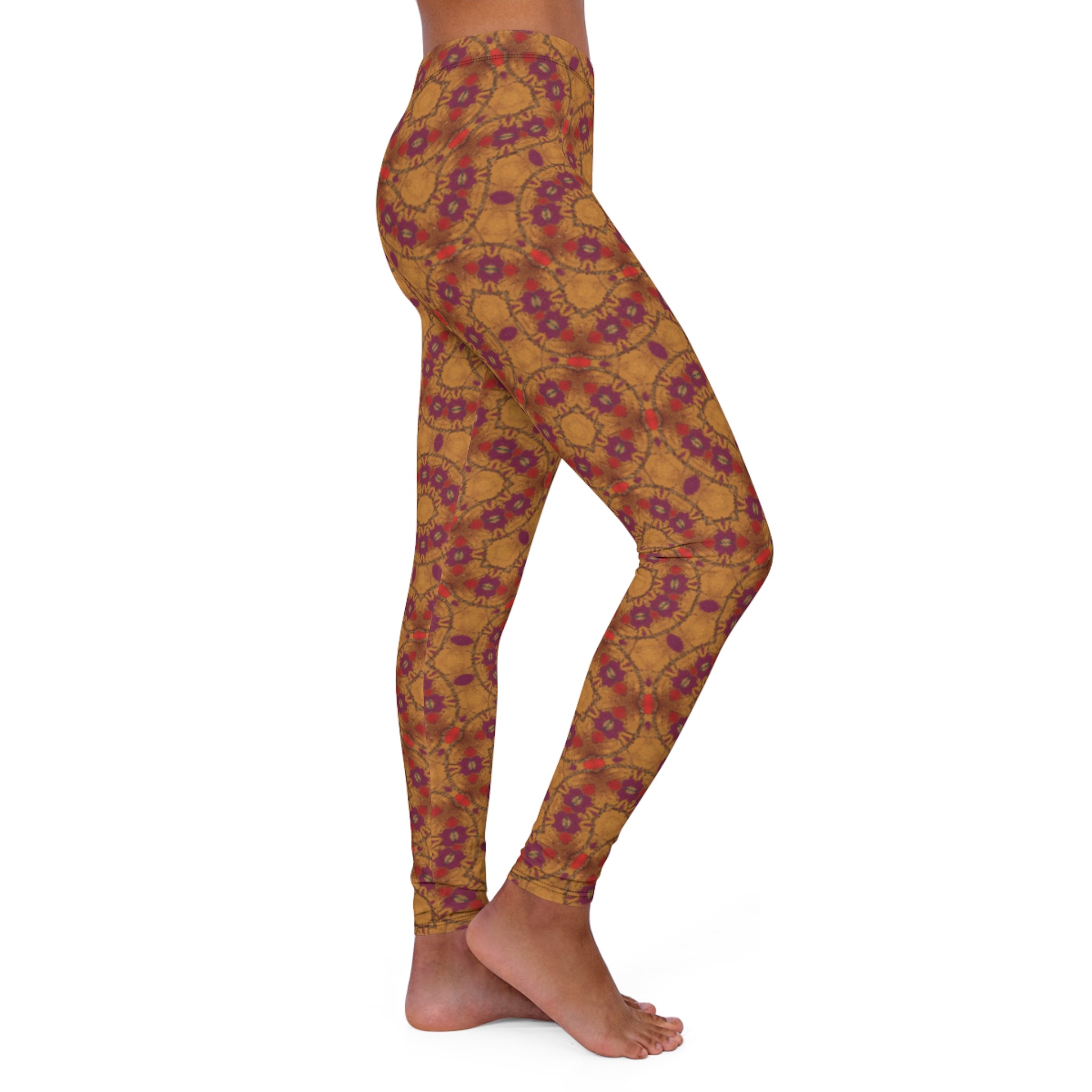 Vibrant Patterned Women's Leggings, Yoga Pants, Activewear, Casual Fashion, Everyday Wear, Workout Gear
