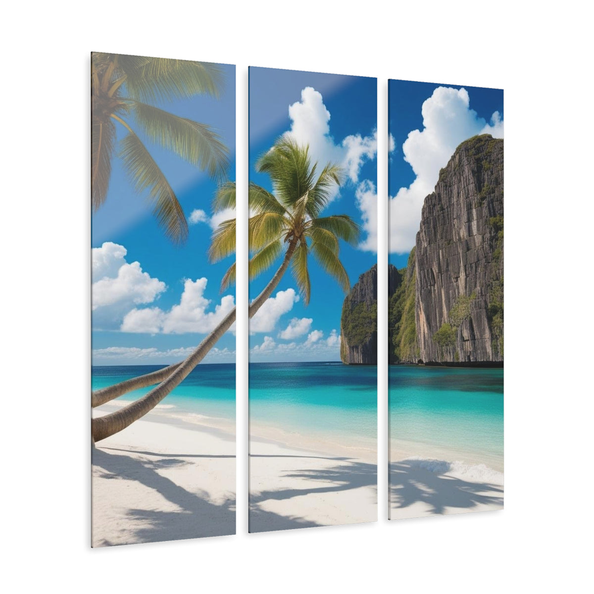 Tropical Sunset Triptych Acrylic Prints, Ocean Wall Art, Home Decor, Beach [...]