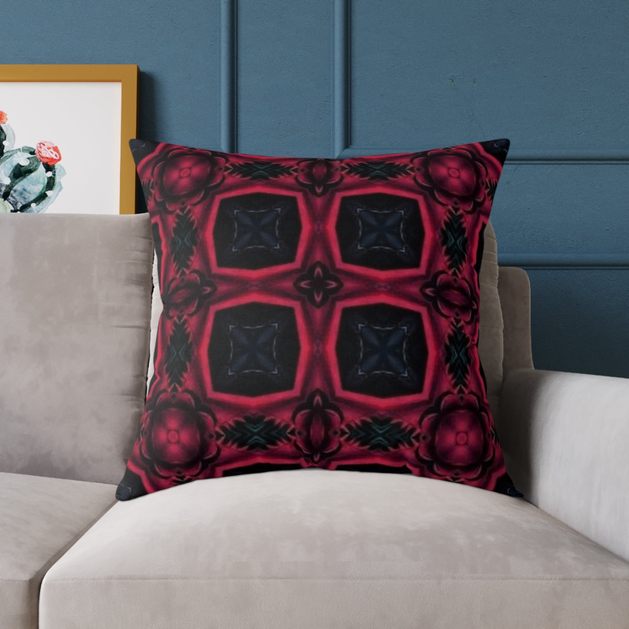 Square Poly Canvas Pillow