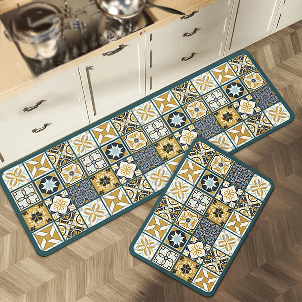 Absorbent Non-Slip Kitchen Mat Rug