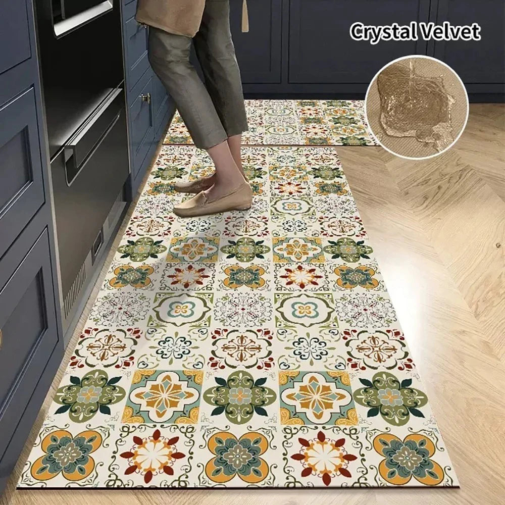 Absorbent Non-Slip Kitchen Mat Rug