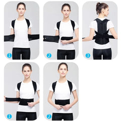 Adjustable Posture Corrector – Spine Support Brace for Adults