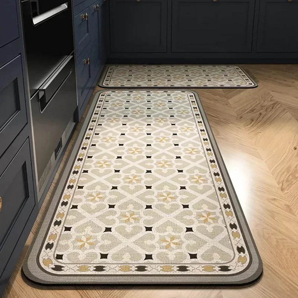 Absorbent Non-Slip Kitchen Mat Rug