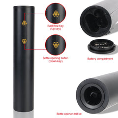 Automatic Electric Wine Bottle Opener with Foil Cutter