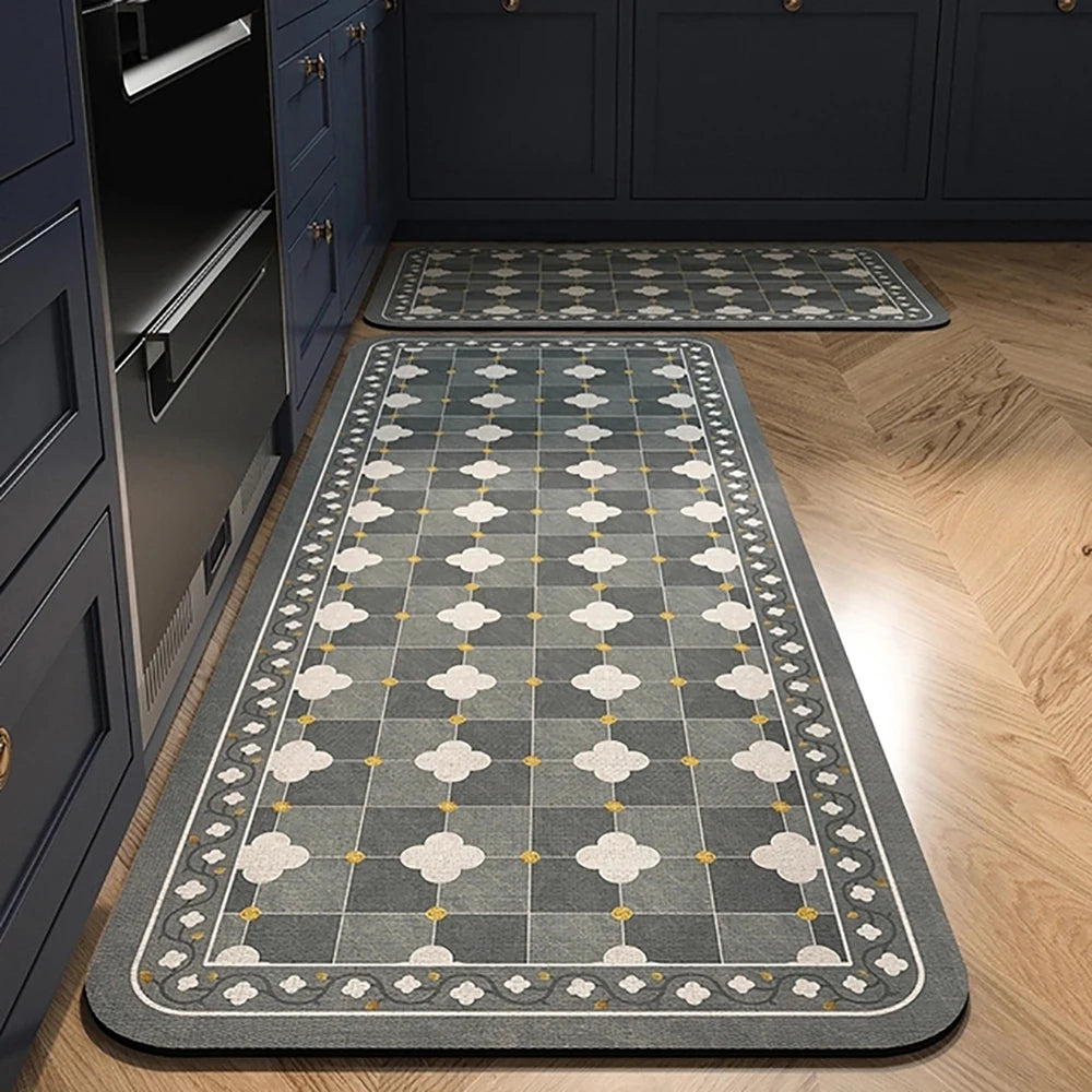 Absorbent Non-Slip Kitchen Mat Rug