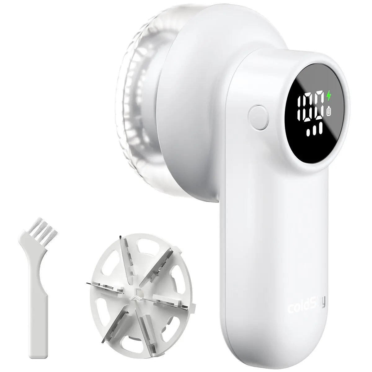 Rechargeable Lint Remover with Digital Display – coldSky Fabric Shaver