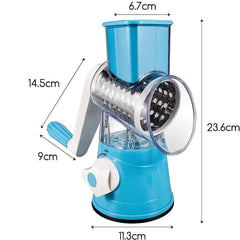 3-in-1 Rotary Cheese Grater & Slicer