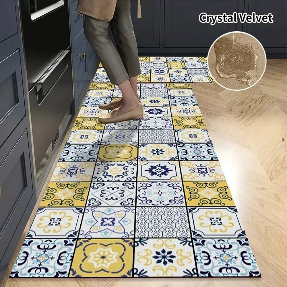 Absorbent Non-Slip Kitchen Mat Rug