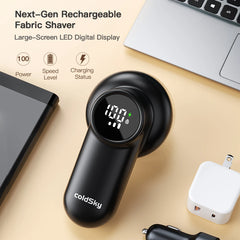 Rechargeable Lint Remover with Digital Display – coldSky Fabric Shaver