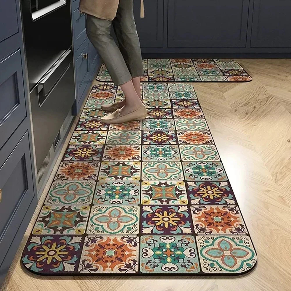 Absorbent Non-Slip Kitchen Mat Rug