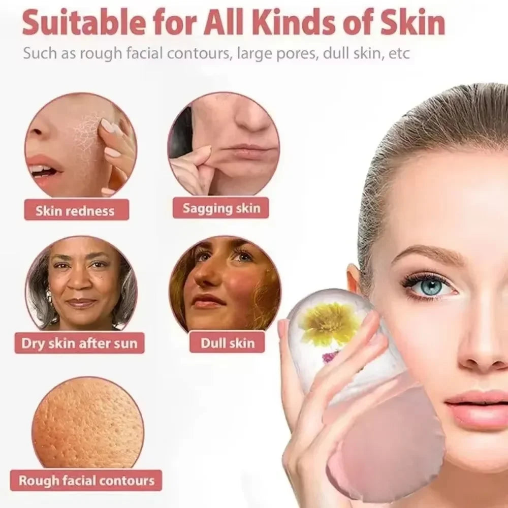 Silicone Ice Face Roller – Facial Contouring & Puffiness Relief Tool