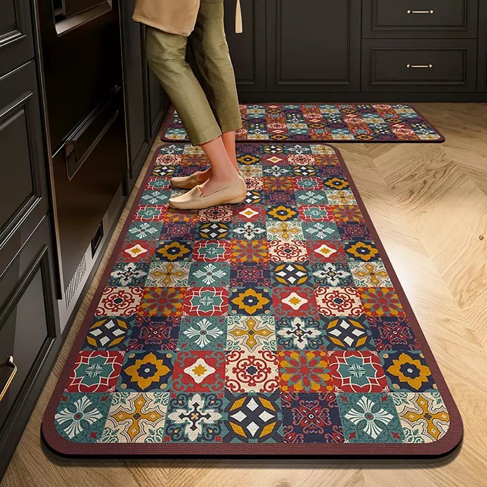 Absorbent Non-Slip Kitchen Mat Rug