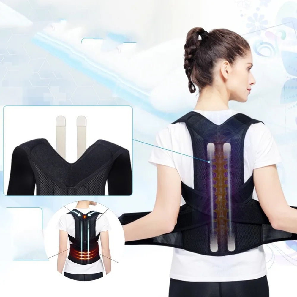 Adjustable Posture Corrector – Spine Support Brace for Adults