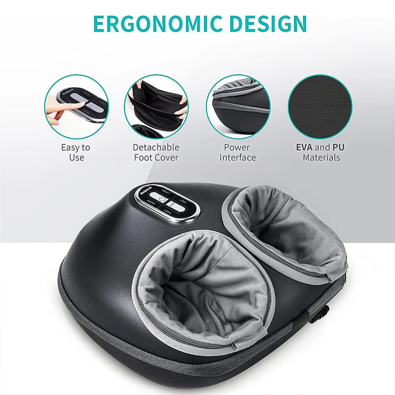 Nekteck Foot Massager – Shiatsu, Heat & Air Compression Therapy
