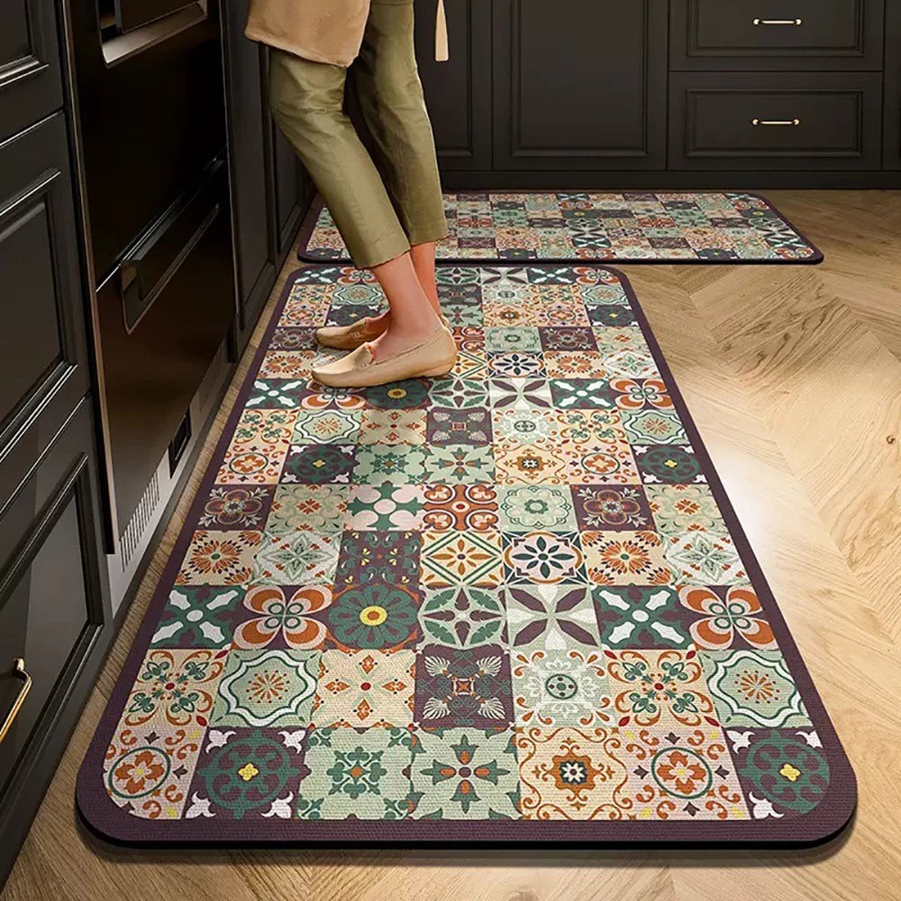 Absorbent Non-Slip Kitchen Mat Rug
