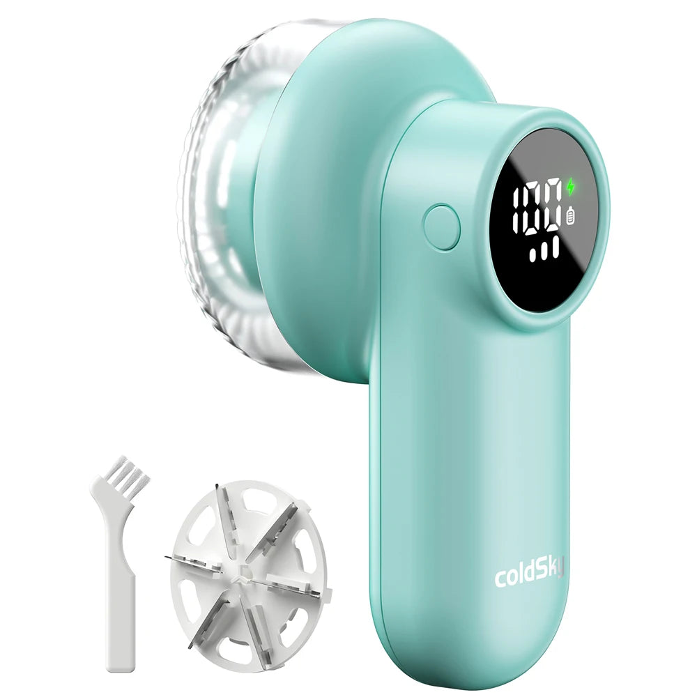 Rechargeable Lint Remover with Digital Display – coldSky Fabric Shaver