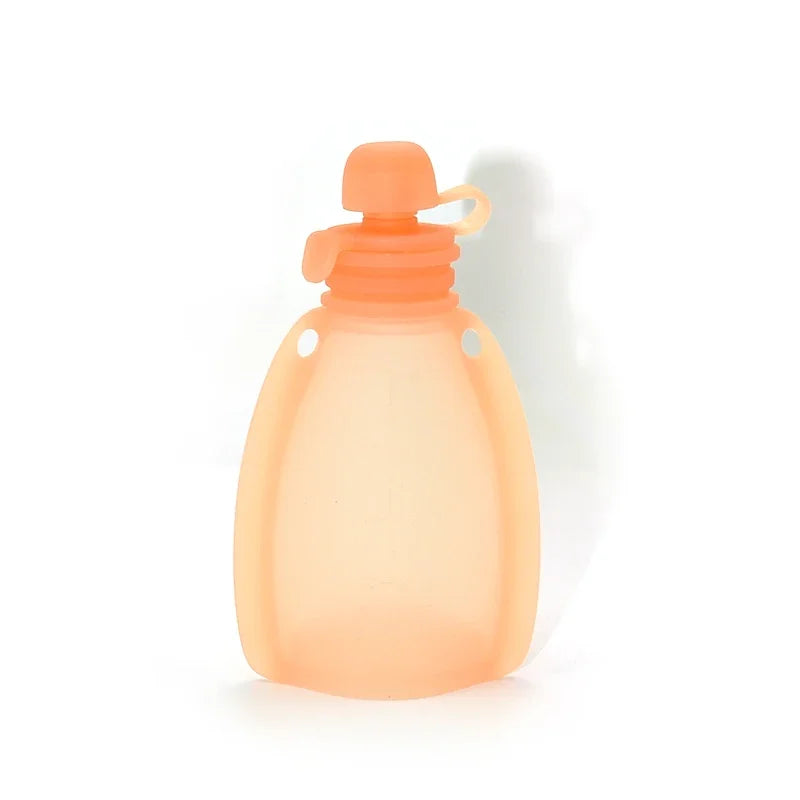 120ML Refillable Silicone Baby Food Bags