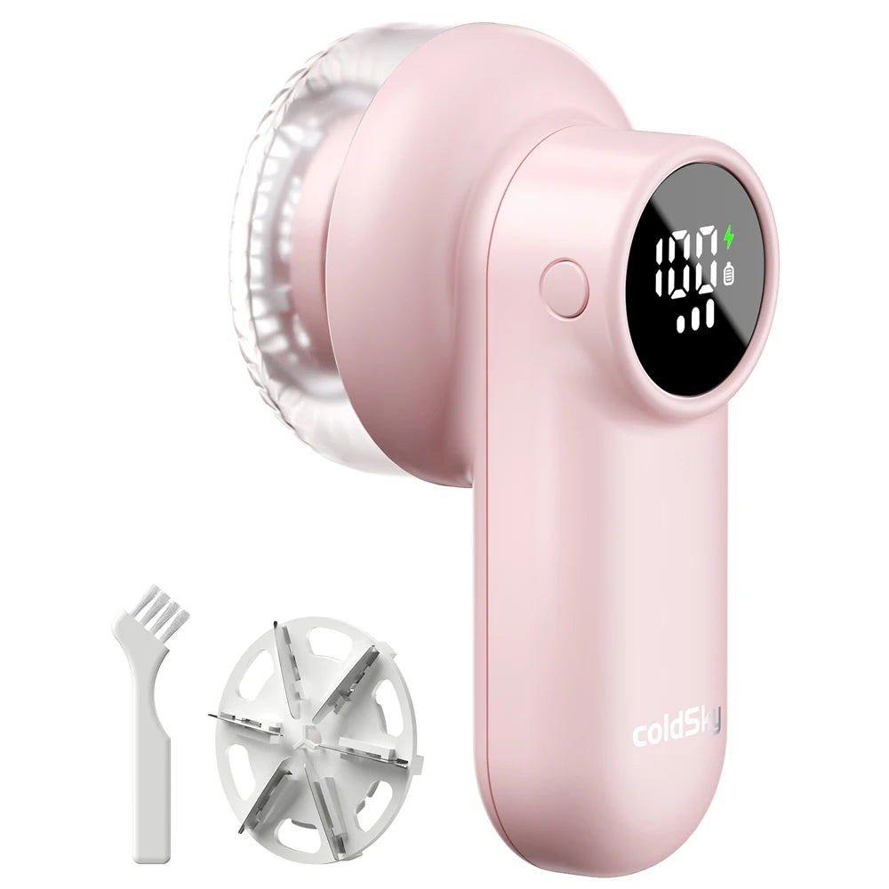 Rechargeable Lint Remover with Digital Display – coldSky Fabric Shaver
